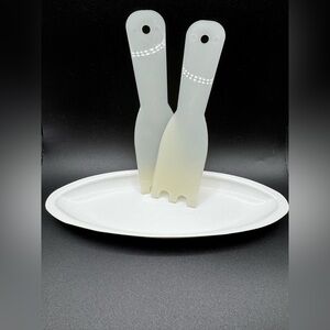 George Foreman Grill Plastic 9 1/4" Drip Grease Tray 9.25" and 2 Spatula Scraper